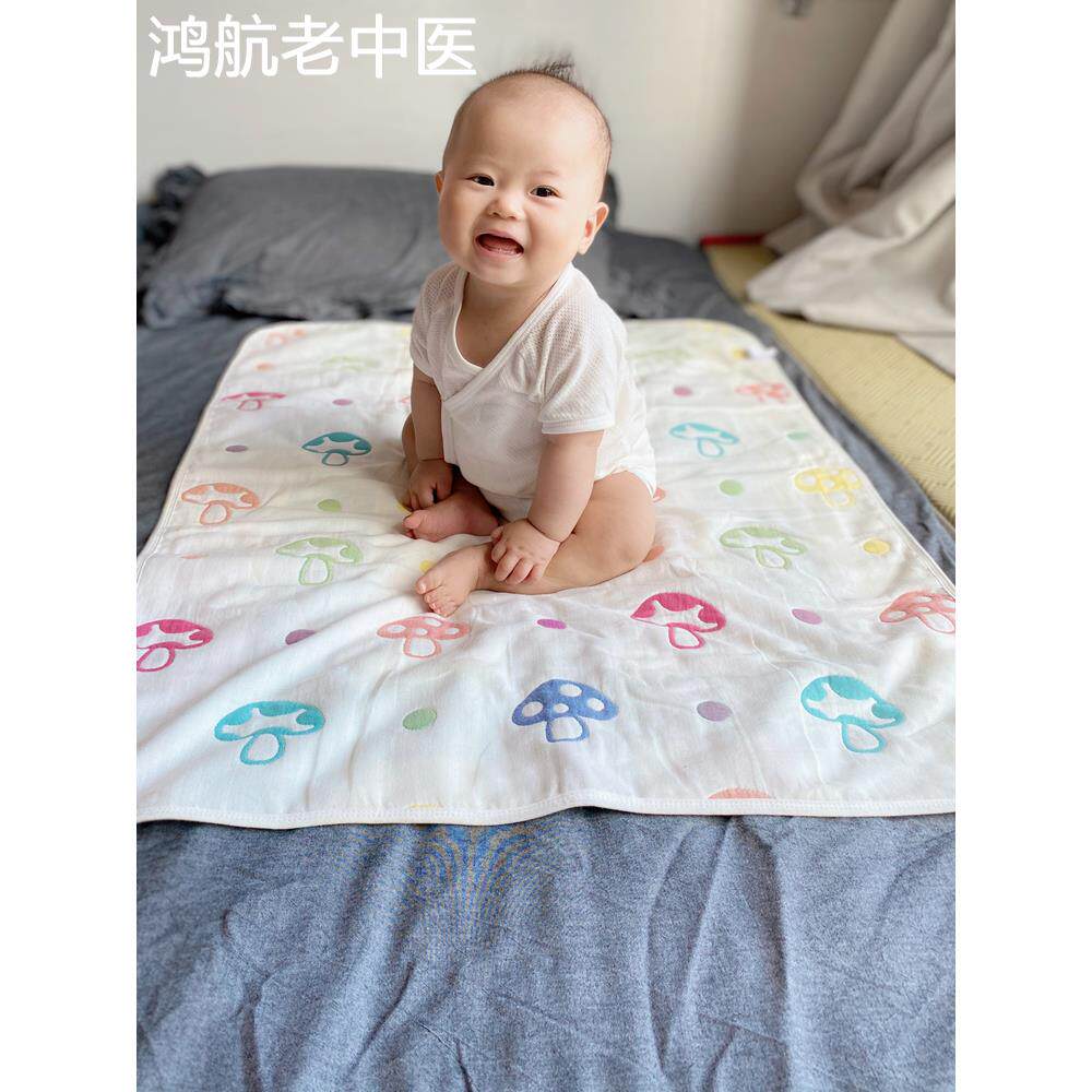 纯棉婴儿纱布隔尿垫宝宝防水防漏透气可洗新生儿童用品成人月经垫