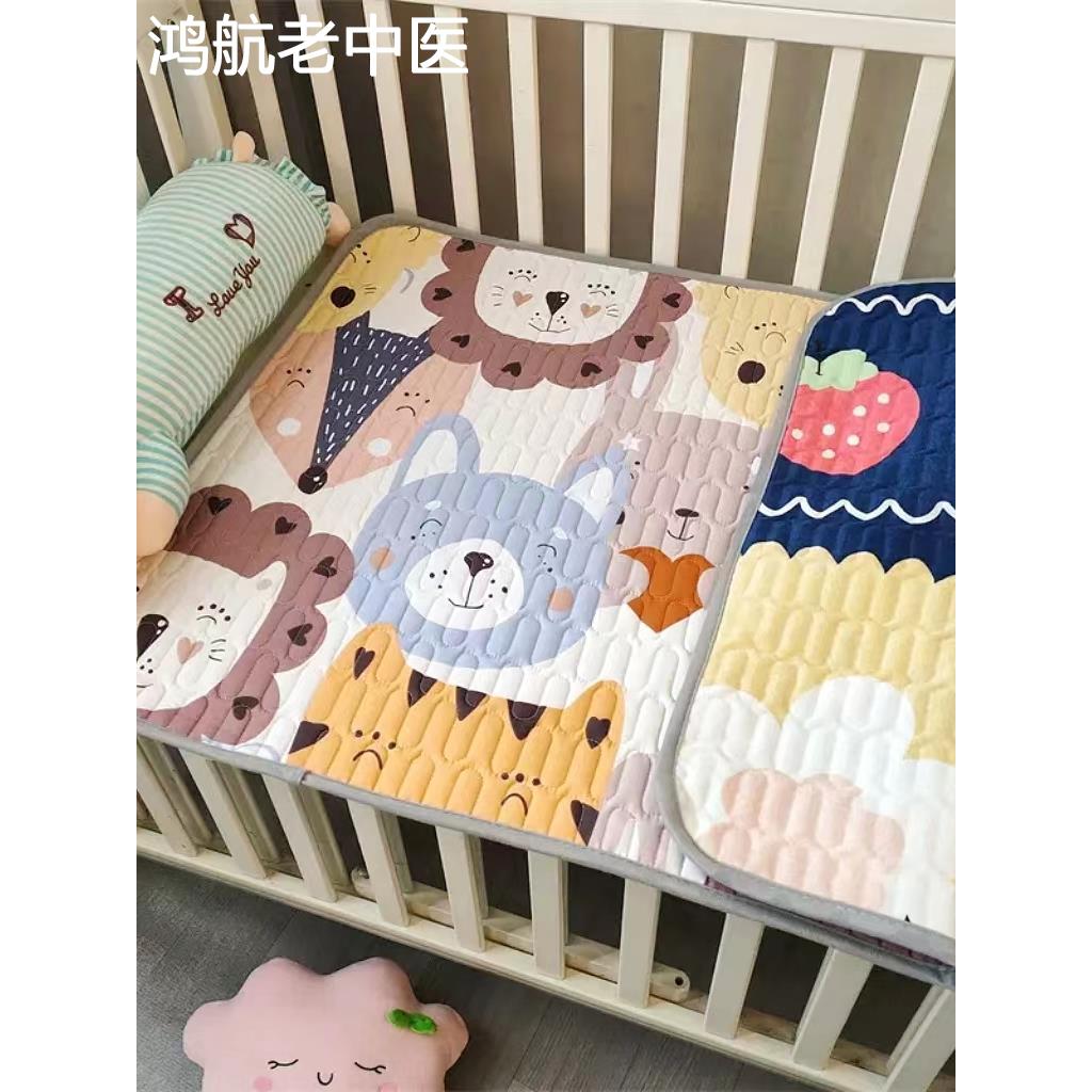 婴儿隔尿垫儿童宝宝纯棉防水可洗超大号透气尿垫老人月经姨妈床垫