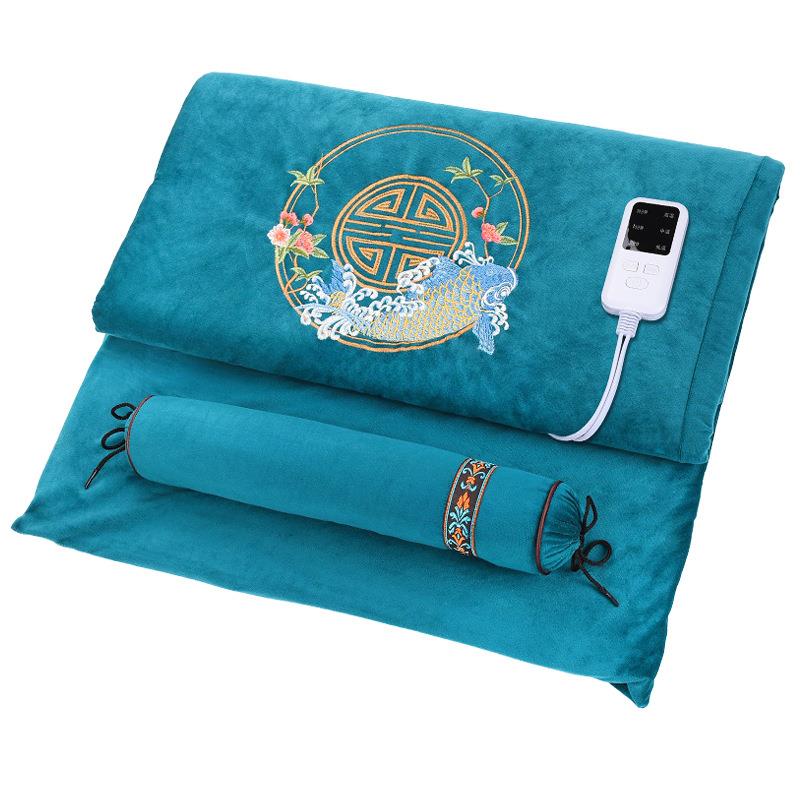 电加热艾灸垫艾草艾绒床垫热敷袋理疗包全身家用腰背部祛湿驱寒
