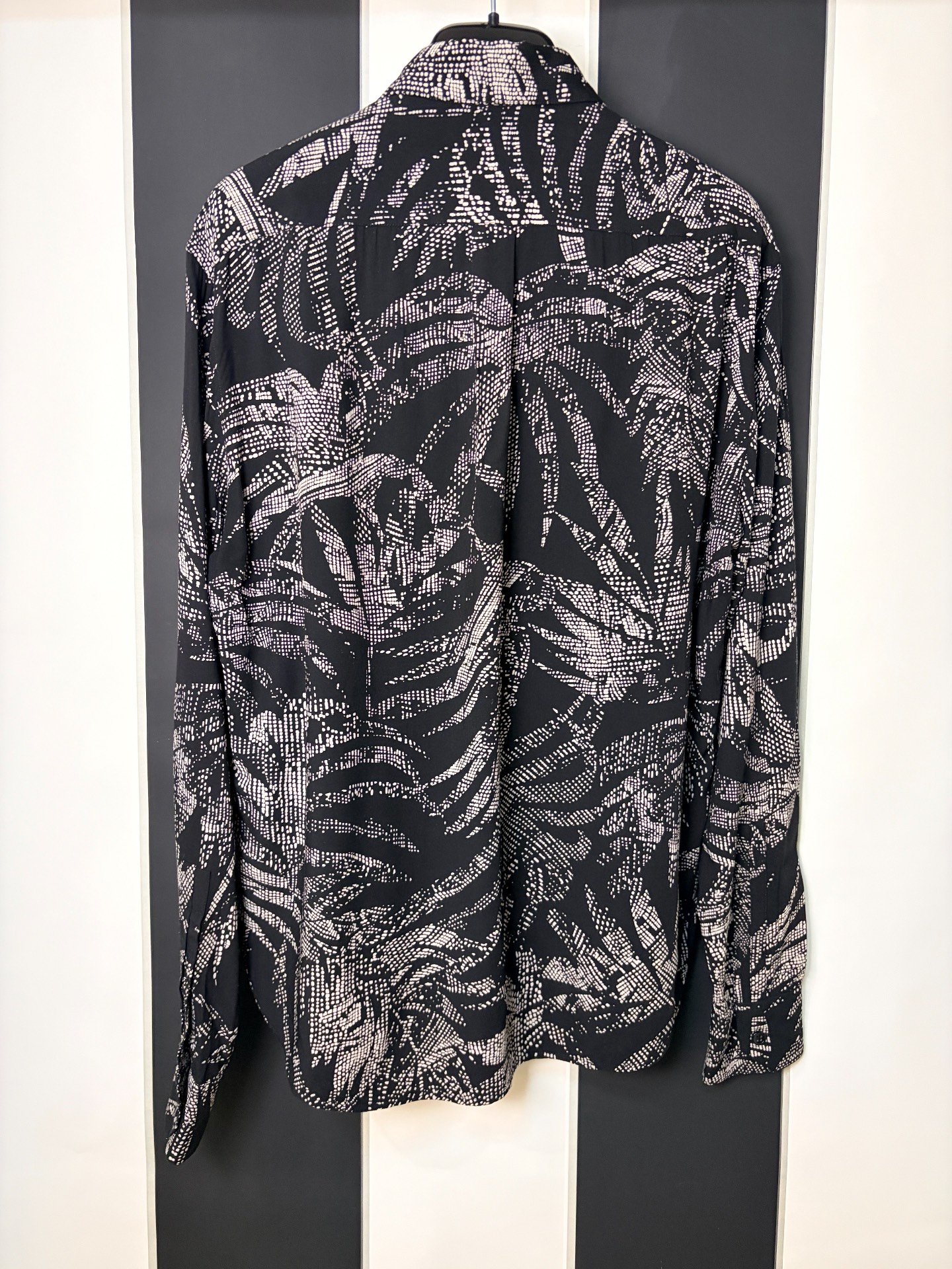 Saint Laurent Palm Tree Silk Shirt — front