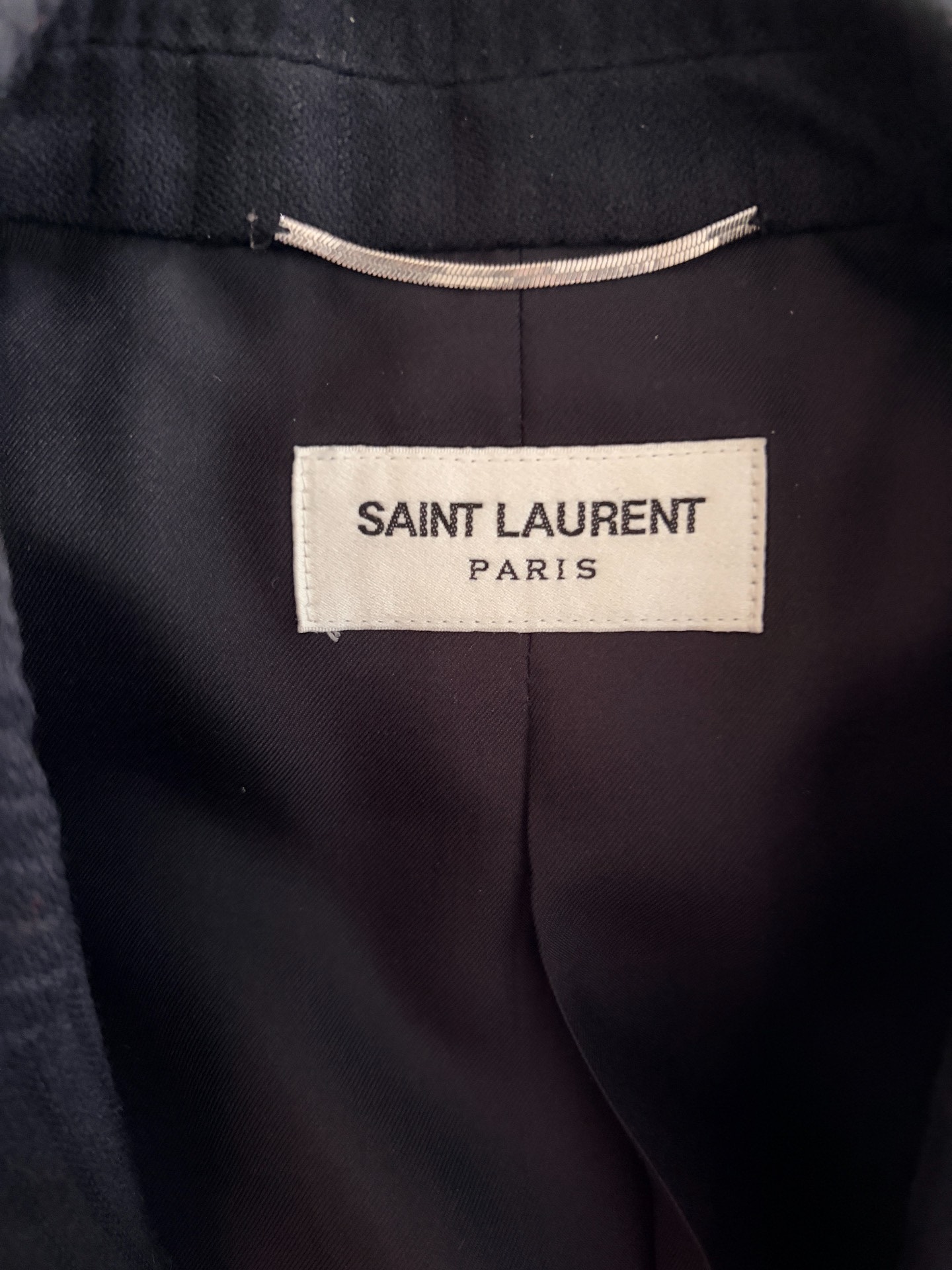 Saint Laurent 19FW Gold Arrow Blazer — label