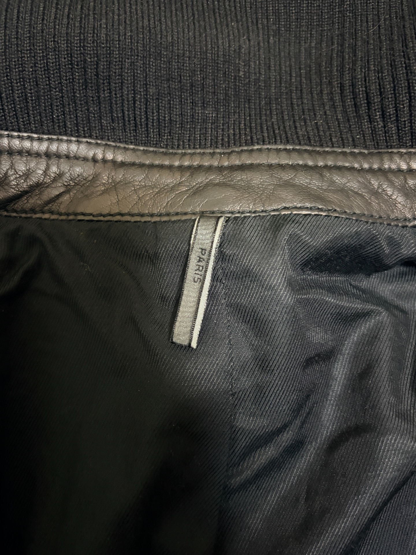 Dior Homme 11FW Black Suede Jacket — back