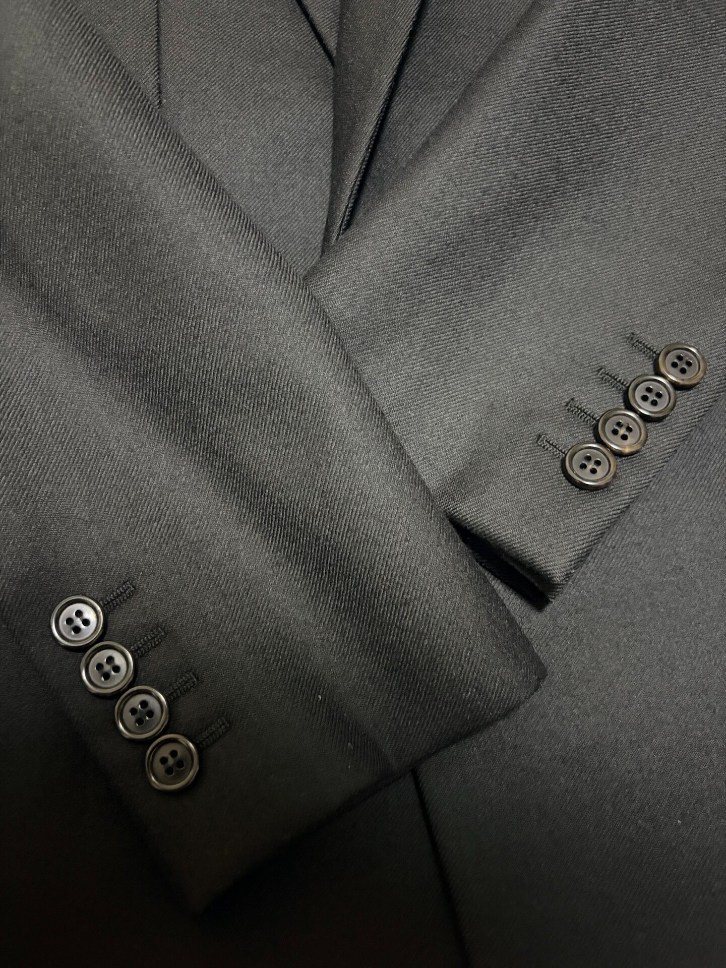 Saint Laurent Shawl Collar Wool Blazer — detail