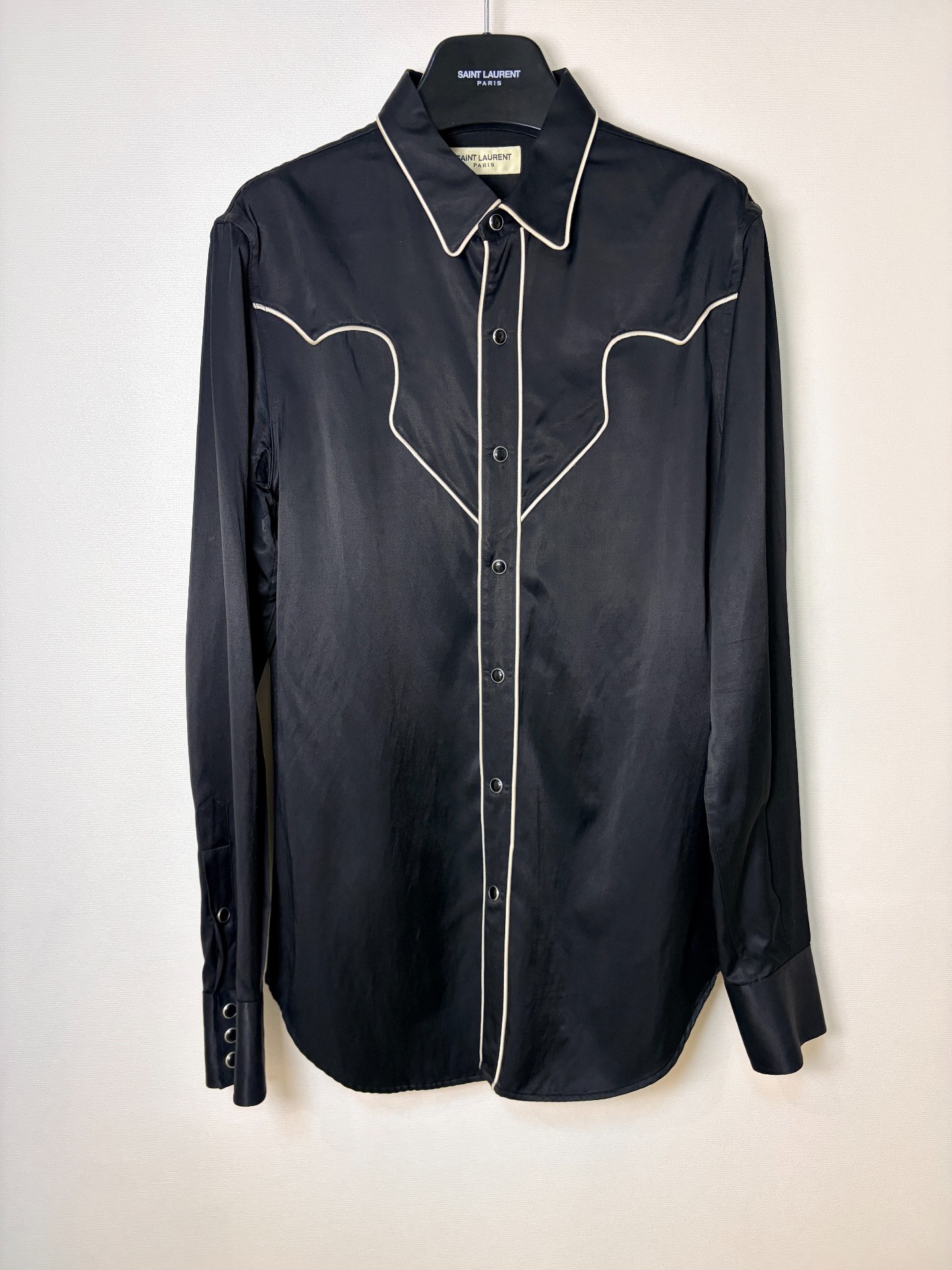 Saint Laurent 16FW White Piping Shirt