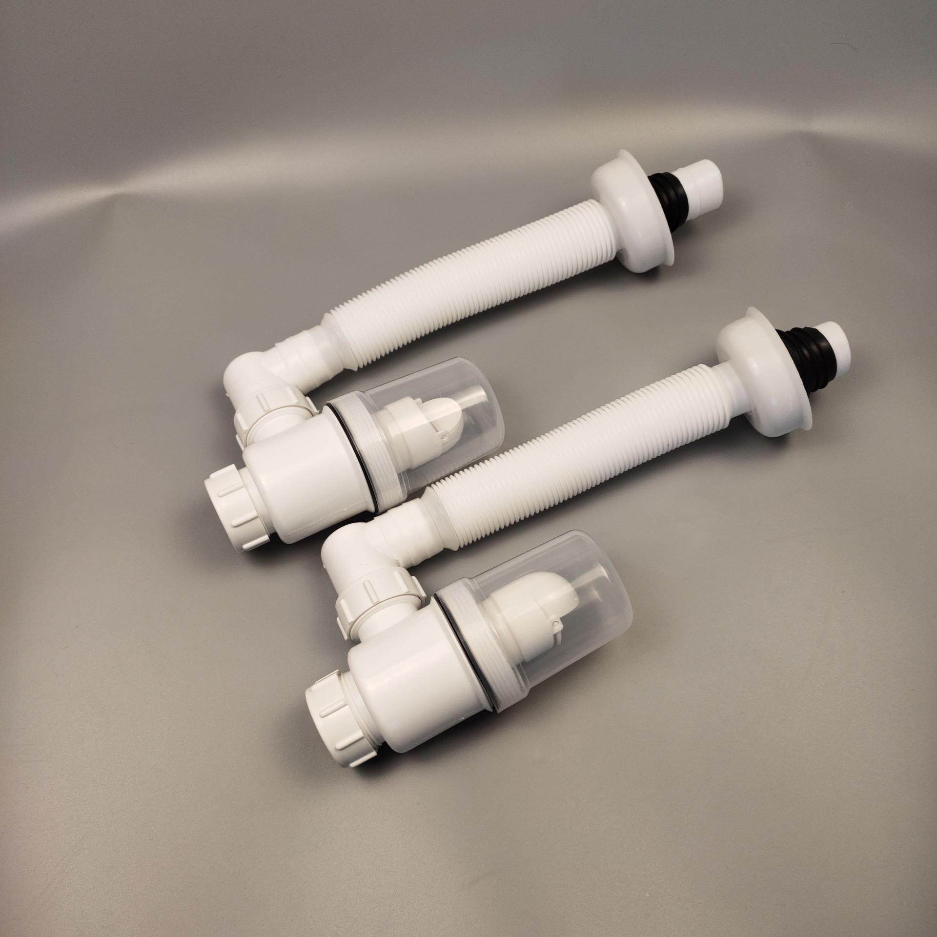 塑料面盆下水管透明杯防臭翻板面盆排水管套装洗手池下水,家装主材,下水器,淘宝优惠券,粉丝福利购,淘宝优惠卷