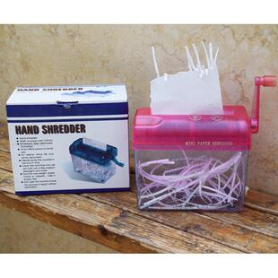 迷你碎纸机开信刀小型自动强力电动碎纸机办公室专用商用桌上新款