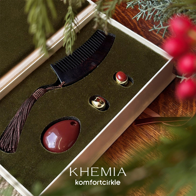 KHEMIA Winter Reverie套装香膏红石梳子冬沁礼盒 新年新品礼物