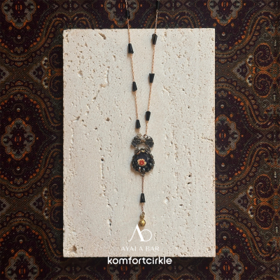 AYALA BAR C3672项链 Ash Obsidian Night Necklace 手工制作