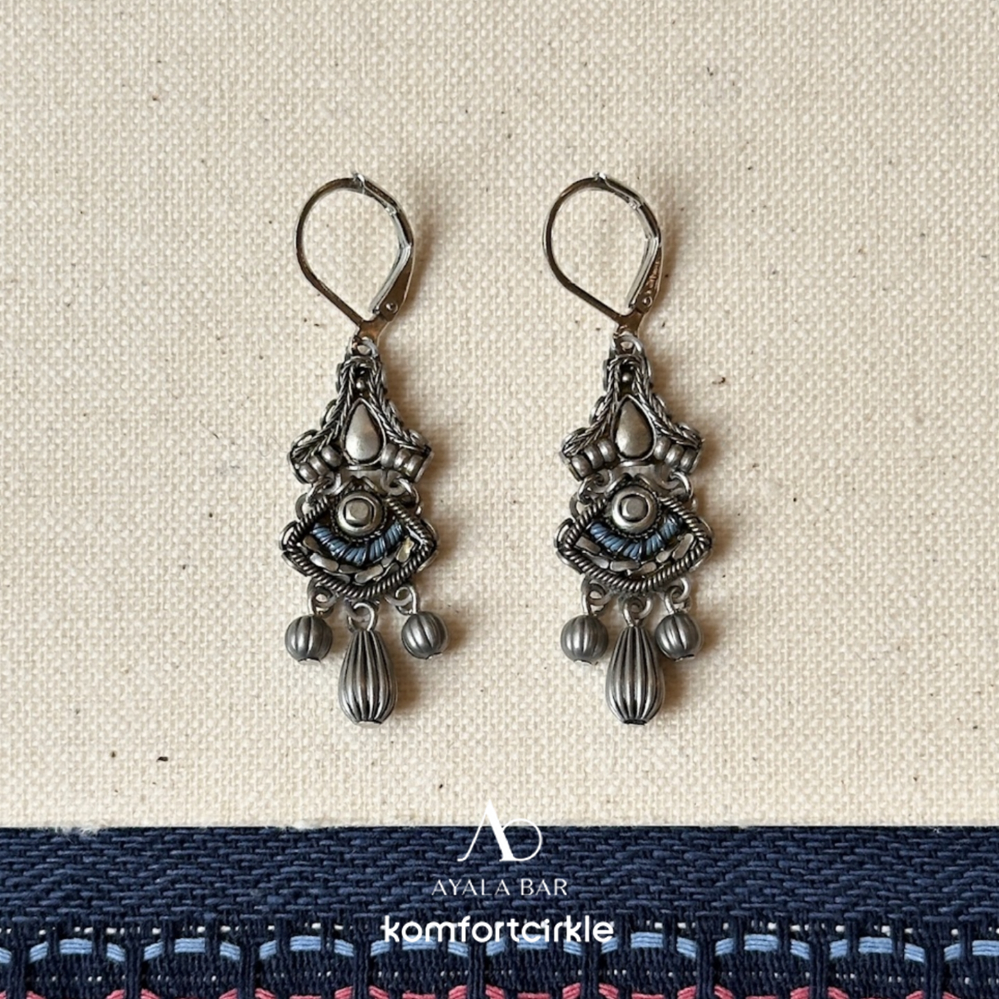 AYALA BAR N1527耳环 以色列手工制作民族感长款流苏耳饰