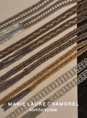 自留推荐 MARIE LAURE CHAMOREL 经典开放式金属编织流苏长项链