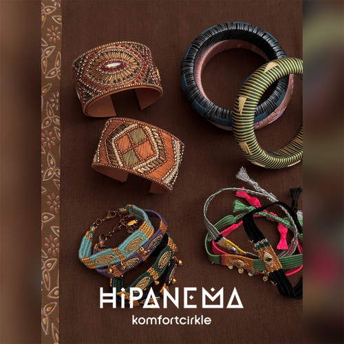 自留推荐 HIPANEMA 新款手链法式波西米亚风复古彩色串珠时尚叠戴