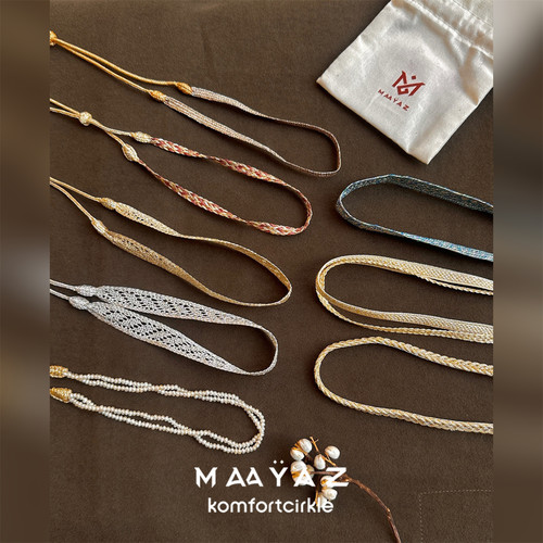 自留推荐 MAAYAZ 项链choker 摩洛哥小众设计手工制作编织毛衣链