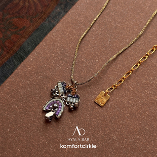 Small AYALA Blue C3514项链 Necklace BAR