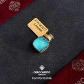 GR3277 GR3271 GEROCHRISTO GC大号圆形方形半宝石吊坠项坠GR3278