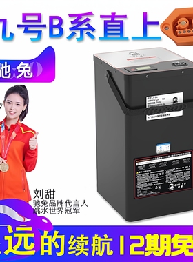 驰兔适用于九号电摩电动车锂电池B30C B35B65 B80 B90  B40 B110P