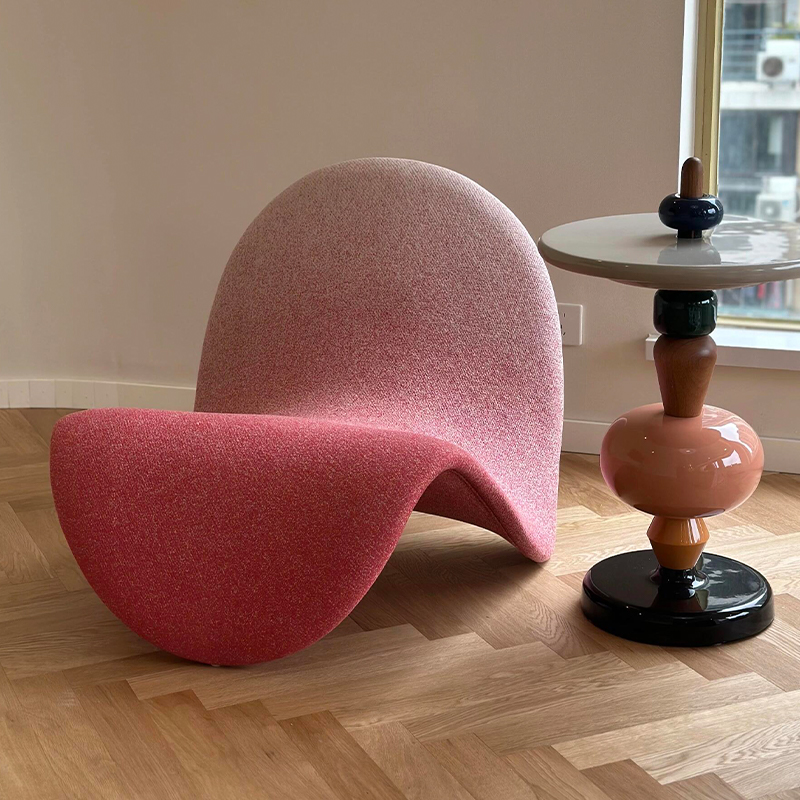 意式简约舌头椅Tongue chair设计师创意个性休闲椅客厅懒人沙发椅