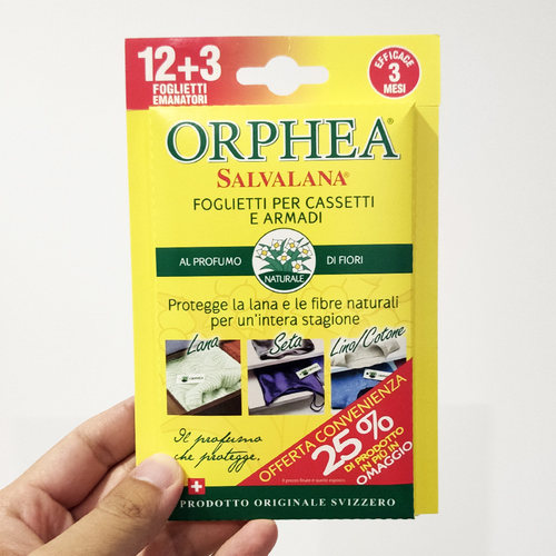 orphea羊毛衣物防霉防蛀香片
