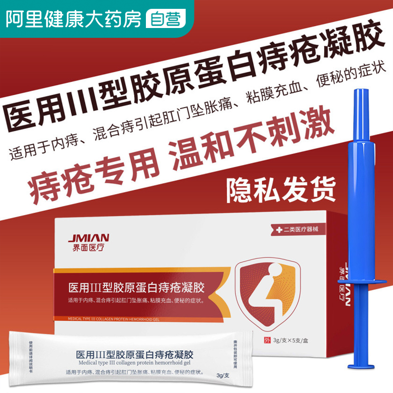 界面医用III型胶原蛋白痔疮凝胶