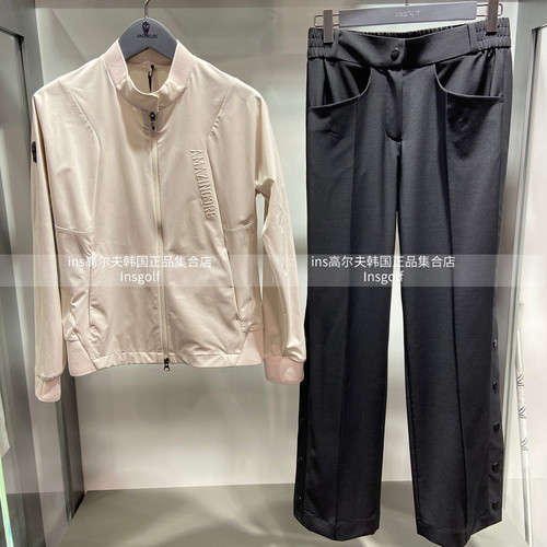 Amazing Cre高尔夫服装25春夏长袖外套开衫上衣运动直筒休闲长裤