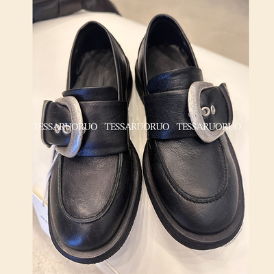 韩国TESSA若若乐福鞋豆豆鞋