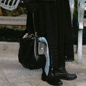 有购买凭证若若韩代正品 直邮toutyest单肩包牛皮大容量设计师品牌