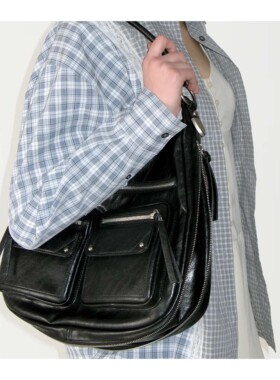 若若韩代正品直邮sunburnproject25秋冬新单肩包腋下包大容量合成