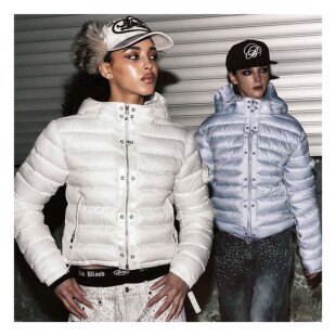 若若韩代正品直邮badblood棉服外套羽绒服保暖休闲街头辣妹风