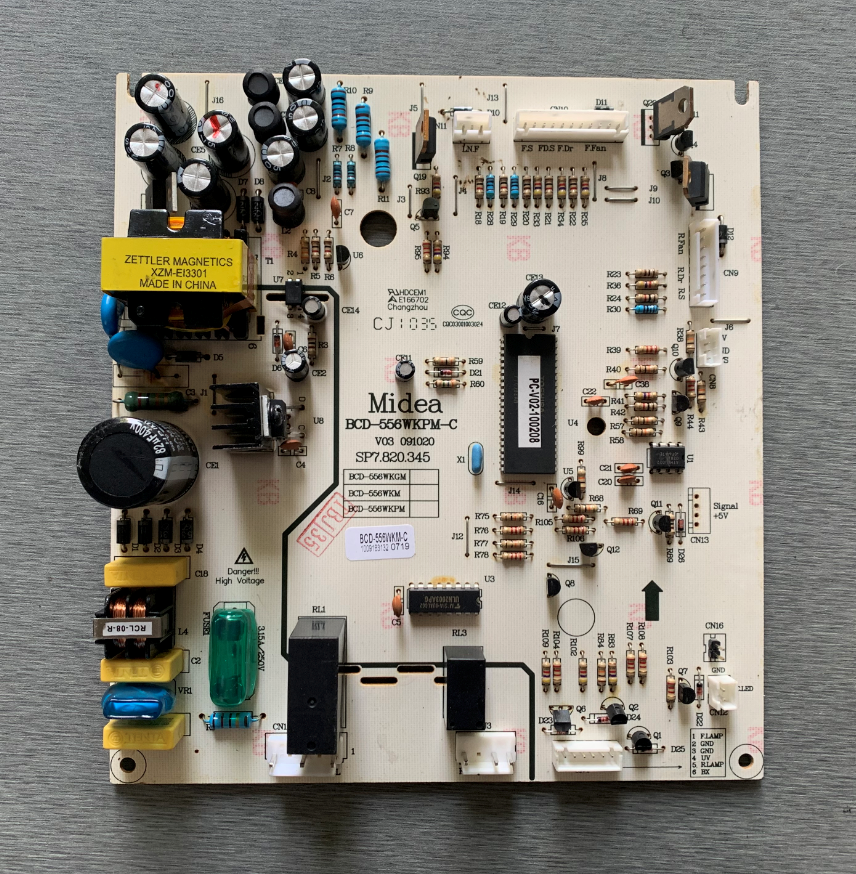 适用美的凡帝罗冰箱BCD-556WKM-C BCD-556WKPM电脑电源主板显示板