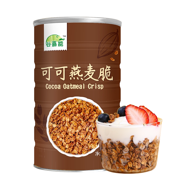 可可燕麦脆干吃即食燕麦杯原料