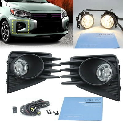 适用于三菱Mirage 2020 foglight 卤素雾灯总成带开关