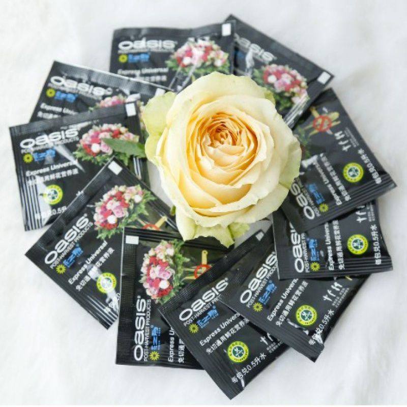 32包花之寿插花鲜花通用型保鲜剂家用营养液百合玫瑰花卉延长花期