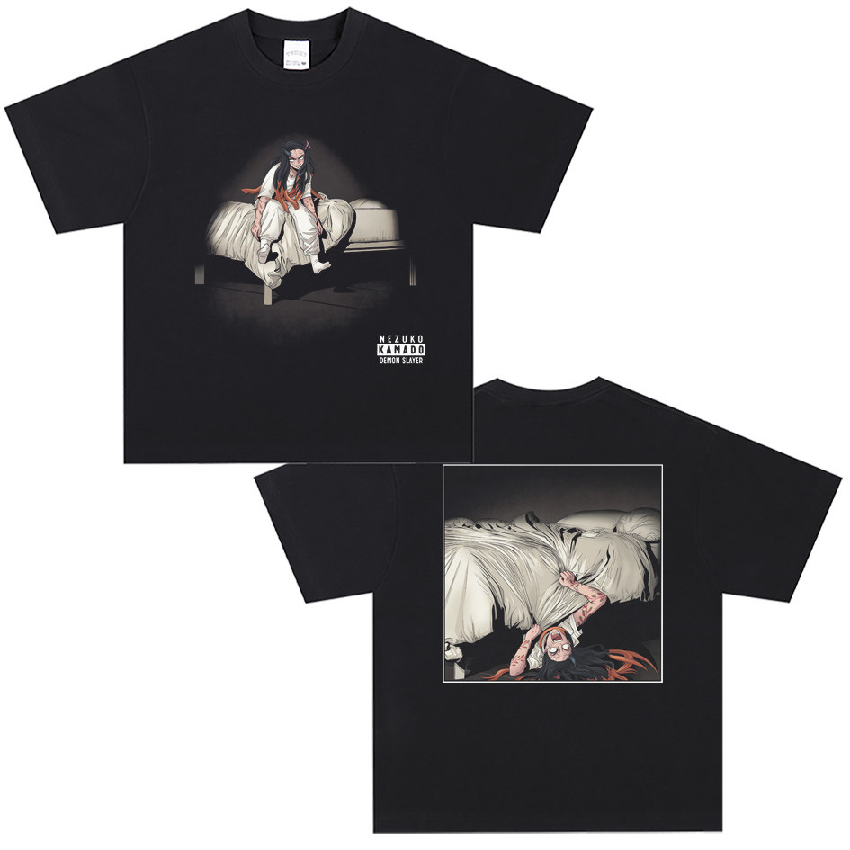 CLFC Billie Eilish碧梨NEZUKO KAMADO vintage古着暗黑长袖短袖T