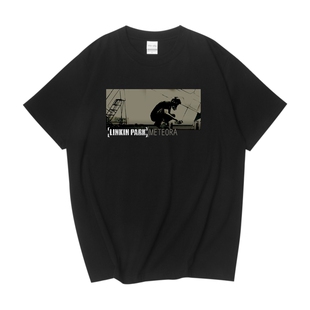 林肯公园摇滚乐队Linkin Park Meteora T shirt男女美式短袖T恤