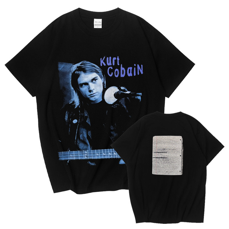 CLFC 涅磐 KurtCobain科特柯本2003纪念笔记双面短袖T恤长袖同款T