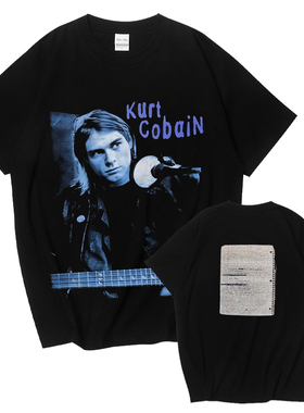 CLFC 涅磐 KurtCobain科特柯本2003纪念笔记双面短袖T恤长袖同款T