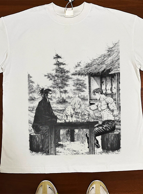 CLFC 漫画vagabond berserk Vinland Saga T shrit长袖短袖T恤潮T