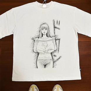 CLFC 押見修造 Oshimi Shūzō血之辙阴暗日本漫画长袖短袖T小众