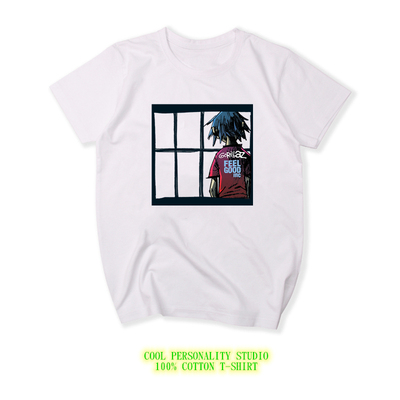 虚拟乐队青年摇滚短袖GORILLAZ