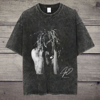 CLFC XXXTentacion水洗VINTAGE纪念短袖T恤短袖T恤Customized TEE