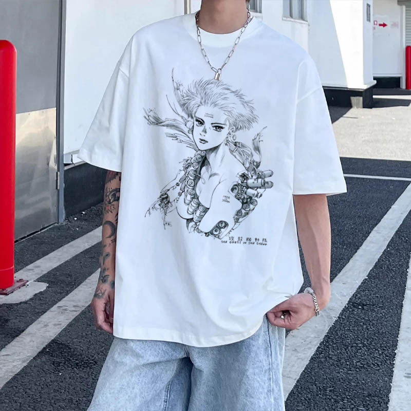 CLFC攻壳机动队士郎正宗Ghost in the Shell海贼版1991小众百搭TE