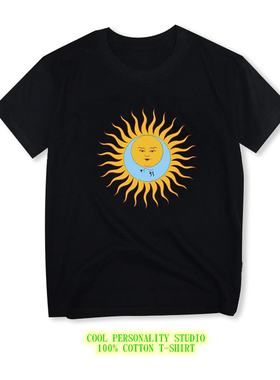 自由爵士摇滚血腥国王King Crimson克里姆森国王棉纯短袖男女T恤