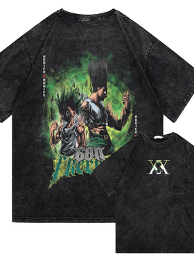 CLFC全职猎人HUNTERXHUNTER杰富力士奇犽酷拉皮卡锁链VTG长短袖T