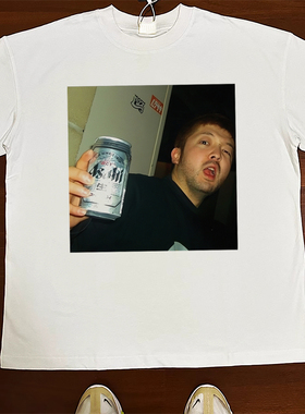 CLFC说唱Nujabes山田 淳 濑场淳直喷水洗做旧透气纯棉短袖T恤长袖