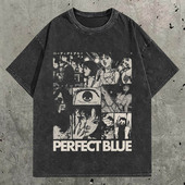 CLFC今敏未麻 可定制客制T TEE日系VTG复古短袖 部屋Perfect Blue