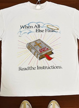 CLFC美式休闲T-Shirt Ideas when all else fails小众成功学长短T