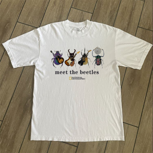 CLFC美式国家地理联名遇见甲壳虫meet the beetles男女款长短袖TE