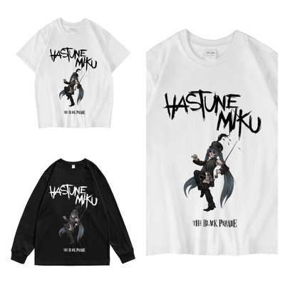 CLFC MY CHEMICAL ROMANCE联名HASTUNE MIKU初音未来美式长短袖T