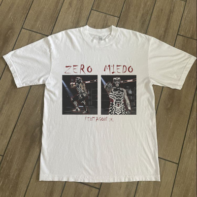 CLFC 美式小领口VTG体育摔跤潘塔的崛起摔跤T Shirt运动训练短袖T