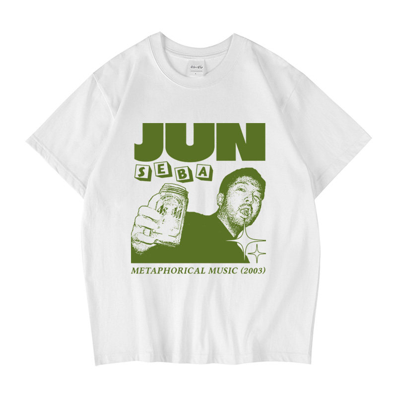 CLFC nujabes t shirt濑叶淳DJ RAP白色纯棉宽松短袖tee长袖T恤潮