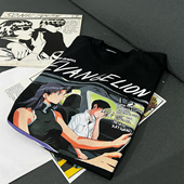 EVA福音战士葛城ミサトSonic Youth音速青年T Shirt长袖 CLFC 短袖